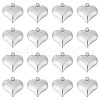 SUNNYCLUE 100Pcs 316 Surgical Stainless Steel Pendants STAS-SC0004-47-1