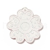 Transparent Printed Acrylic Pendants OACR-B003-02E-2