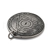 304 Stainless Steel Pendants STAS-V008-22AS-03-2