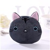 Cute Cat Velvet Zipper Wallets with Tag Chain ANIM-PW0002-26C-1