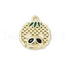 Alloy Enamel Charms PALLOY-R151-22G-1