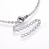 304 Stainless Steel Pendant Necklaces NJEW-H491-04G-4