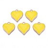 Alloy Enamel Pendants ENAM-N054-73F-1