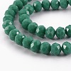 Opaque Solid Color Glass Beads Strands X-EGLA-A034-P8mm-D19-3