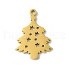 5Pcs Christmas 201 Stainless Steel Pendants STAS-Z068-01G-01-1