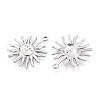 304 Stainless Steel Pendants STAS-T065-08P-2