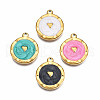 304 Stainless Steel Pendants STAS-S080-051G-NR-1