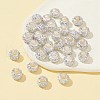 30Pcs Polymer Clay Rhinestone European Beads CPDL-FS0001-01-1