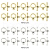 20Pcs 2 Colors Tibetan Style Alloy Toggle Clasps FIND-YW0004-23-2