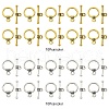 20Pcs 2 Colors Tibetan Style Alloy Toggle Clasps FIND-YW0004-23-2