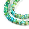 Baking Painted Glass Beads Strands DGLA-N003-4mm-B04-4