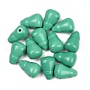 Dyed Synthetic Turquoise 3 Hole Guru Beads G-C198-01A-02-1