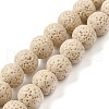 Natural Lava Rock Bead Strands G-L435-03-8mm-17-1