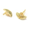 Brass Micro Pave Cubic Zirconia Peg Bails Pendants KK-Z073-33G-2