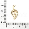 Brass Micro Pave Cubic Zirconia Pendants KK-Q029-02E-G-3