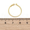 925 Sterling Silver Cuff Rings for Women RJEW-U046-05G-3