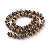 Natural Tiger Eye Beads Strands G-G099-10mm-4-2