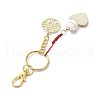 Alloy Enamel Chinese Character Fu Keychain KEYC-JKC00792-4