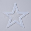 Christmas Hollow Star DIY Pendant Silicone Molds DIY-I034-07-3