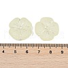 Frosted Transparent Acrylic Beads OACR-P029-19B-03-4