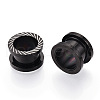316 Surgical Stainless Steel Grooved Beads STAS-N103-08B-EB-2