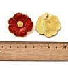 Alloy Enamel Stud Earrings EJEW-H156-01G-3