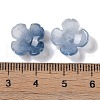 Baking Paint Glass Bead Caps GLAA-S202-04G-2