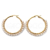 Beaded Hoop Earrings X-EJEW-JE03830-01-3