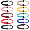 CHGCRAFT 10Pcs 10 Colors Braided Rope Nylon Cord Bracelet BJEW-CA0001-05-1