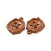 Spray Painted Alloy Pendants FIND-B018-02D-2