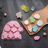 DIY Christmas Theme Food Grade Silicone Molds DIY-CJC0009-04-4