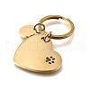 304 Stainless Steel Keychains KEYC-K024-01G-2