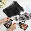 SOFPLATE 100pcs 3 Styles Large Organza Pouches Portable Shoes Bag Travel Storage Drawstring Bags OP-SP0001-04-3
