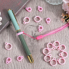 Gorgecraft 60Pcs 2 Style Silicone Pendant SIL-GF0001-42D-4