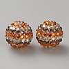 Thanksgiving Day Theme Resin Rhinestone Beads RB-WH0003-08P-1
