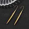 304 Stainless Steel Dangle Earrings EJEW-F375-01A-G-3