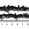 Natural Golden Sheen Obsidian Chip Beaded Necklaces for Men Women NJEW-G159-01M-5