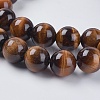 Nattural Tiger Eye Beads Strands G-GSR12mmC014-A-3