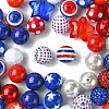 50Pcs 8 Style Acrylic Beads MACR-CJC0001-15-9