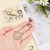 Unicraftale 40Pcs 4 Colors 304 Stainless Steel Leverback Earring Findings STAS-UN0029-67-3