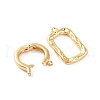 Brass Fold Over Clasps KK-U016-09G-2