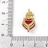 Brass Glass Pendants KK-R226-03G-02-3