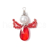 Glass Pendants PALLOY-MZ00537-04-1