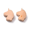 Ion Plating(IP) 304 Stainless Steel Charms STAS-F271-16RG-2