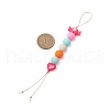 Acrylic Mobile Straps HJEW-JM02053-4