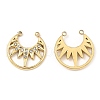 Ion Plating(IP) 316 Stainless Steel with Rhinestone Pendants STAS-K258-02G-2