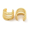 Brass Cuff Earrings EJEW-C104-100G-2