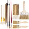   11Pcs 9 Style Bristle Paint Brush TOOL-PH0001-73-1