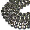 Natural Larvikite Beads Strands G-C116-A155-01-3