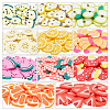 ARRICRAFT 220Pcs 11 Styles Handmade Polymer Clay Cabochons CLAY-AR0001-08-1